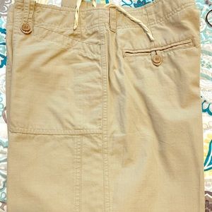 DKNY linen blend wide leg capris COMFY & CLASSY